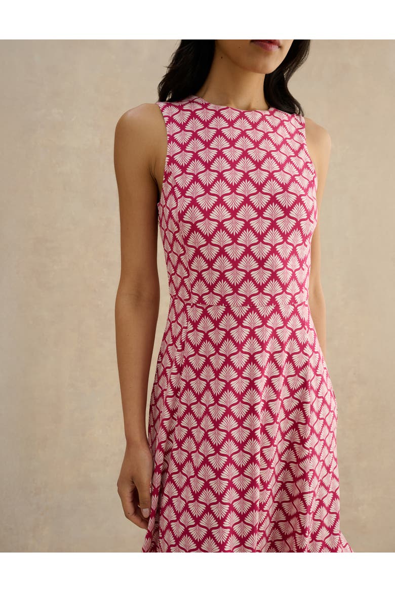 Lisa Jersey Midi Dress, Alternate, color, Pinkivory