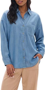 Hatley Relaxed Long Sleeve Button Down Shirt