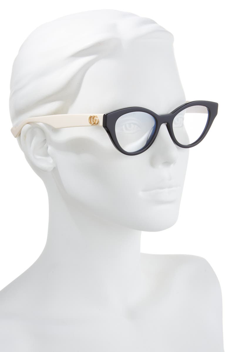 Gucci 51mm Fashion Optical Glasses, Alternate, color,