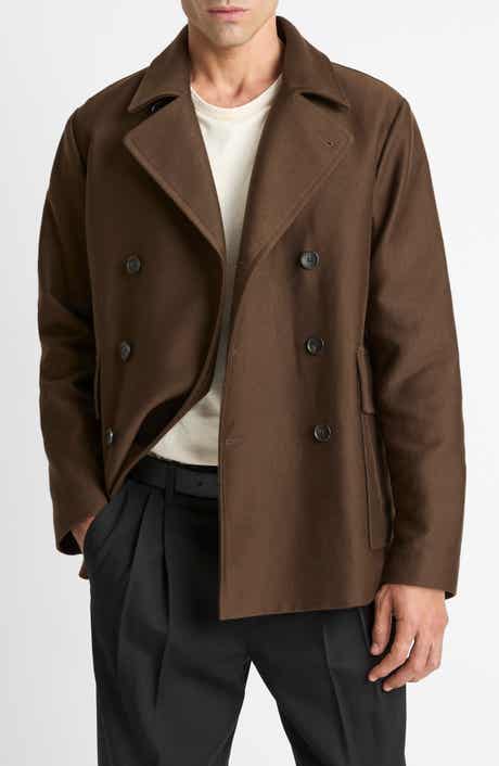Vince Peached Cotton Peacoat