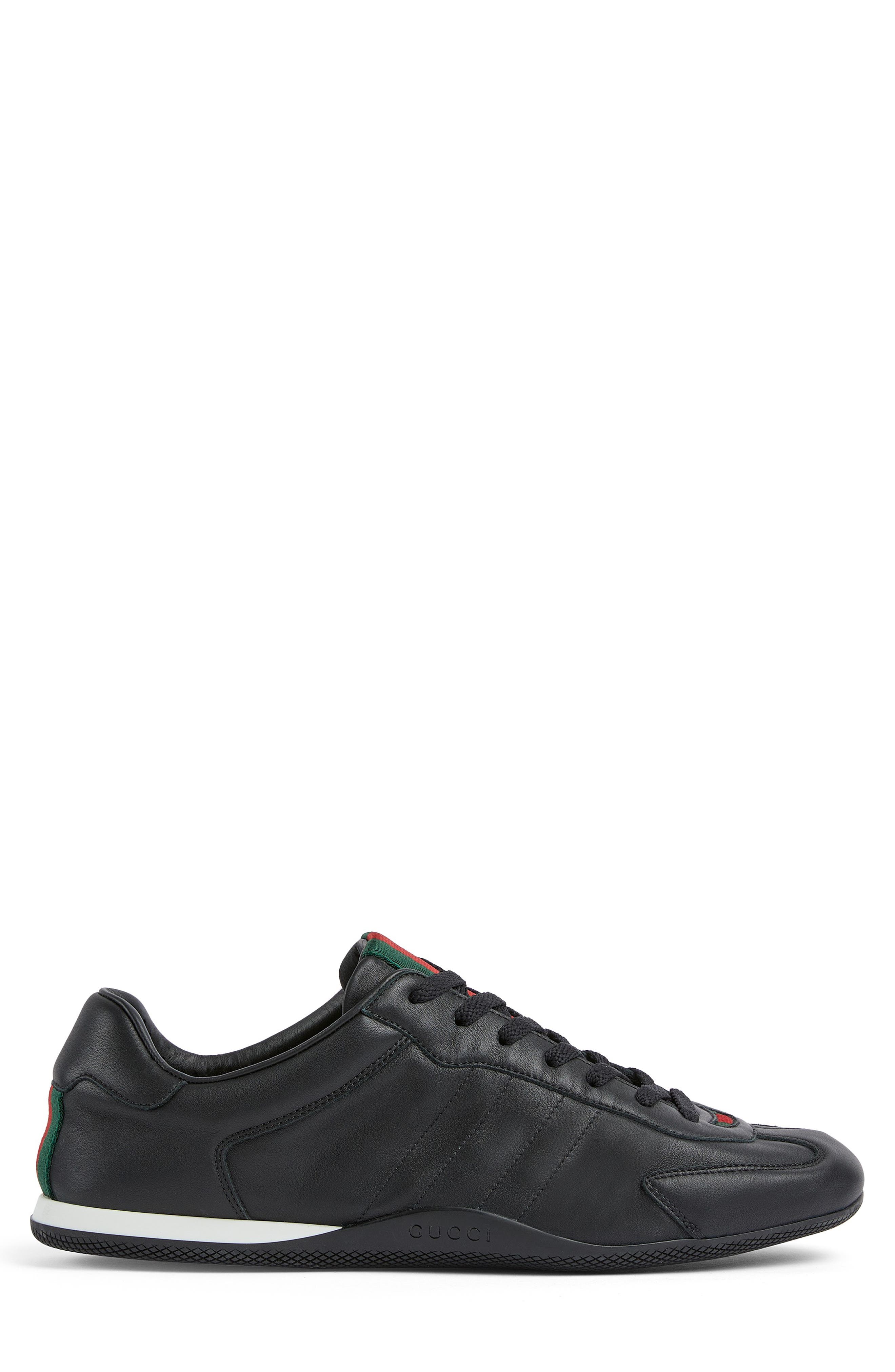 Gucci Elan Low Top Sneaker, Alternate, color, Black
