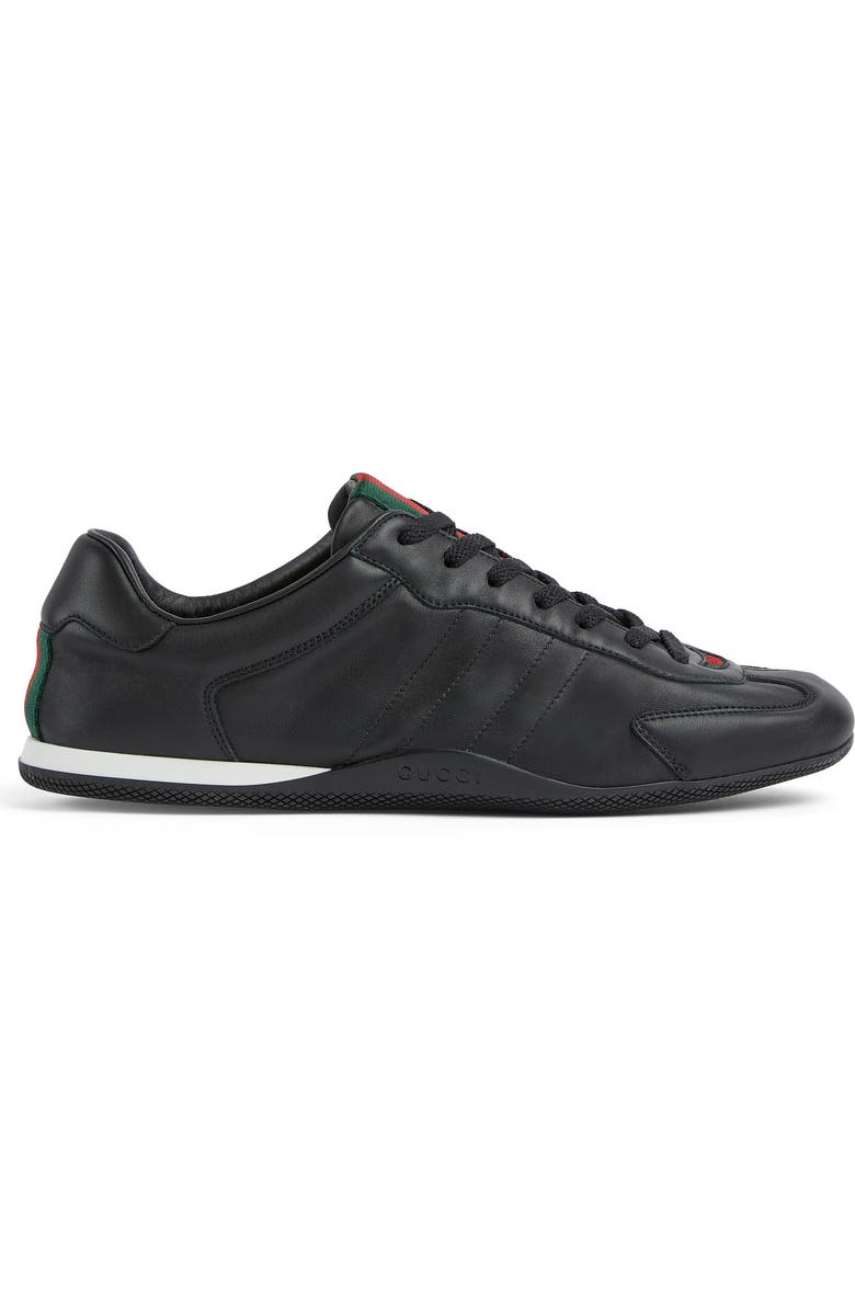 Gucci Elan Low Top Sneaker, Alternate, color, Black