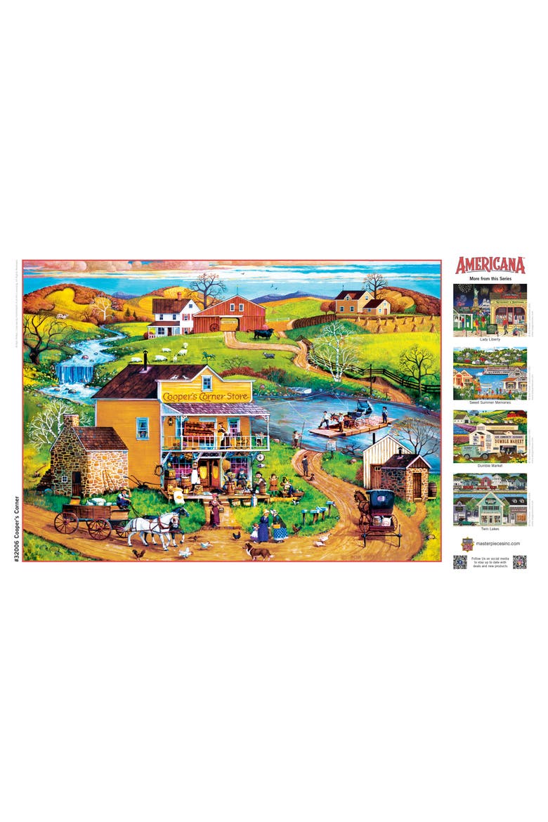 Cooper's Corner 500 Piece Jigsaw Puzzle, Alternate, color, Multicolor