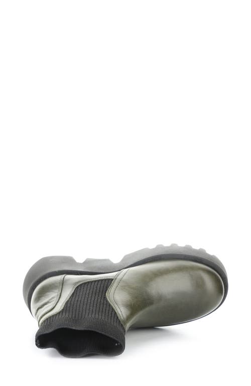 Fly London Zool Chelsea Boot In Green