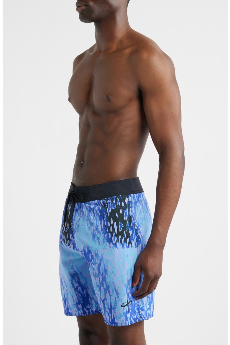 Cole Houshmand Pro Board Shorts, Alternate, color, CHEETAH BLUE