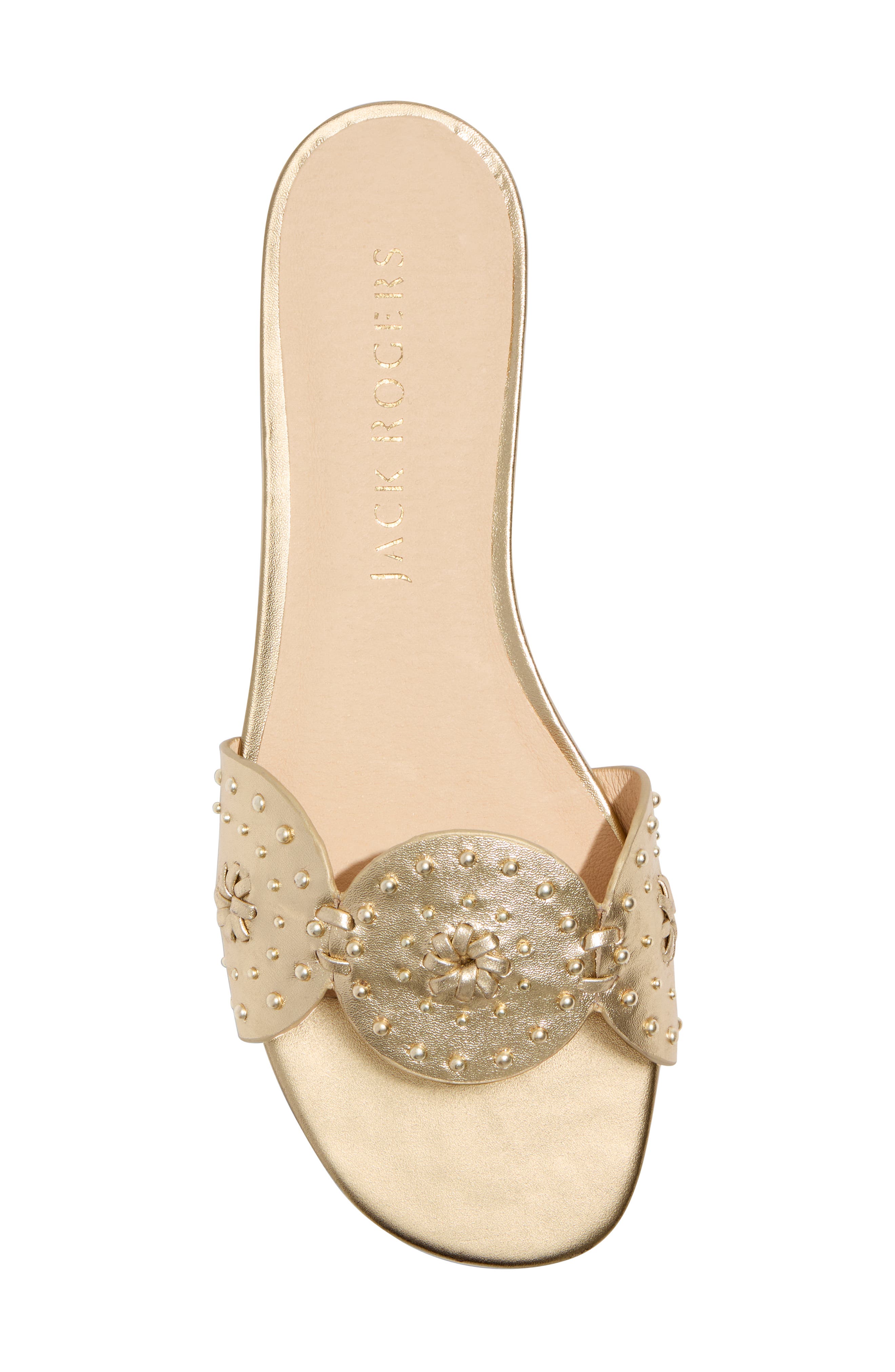 Jack Rogers Ellis Stud Flat Sandal, Alternate, color, 