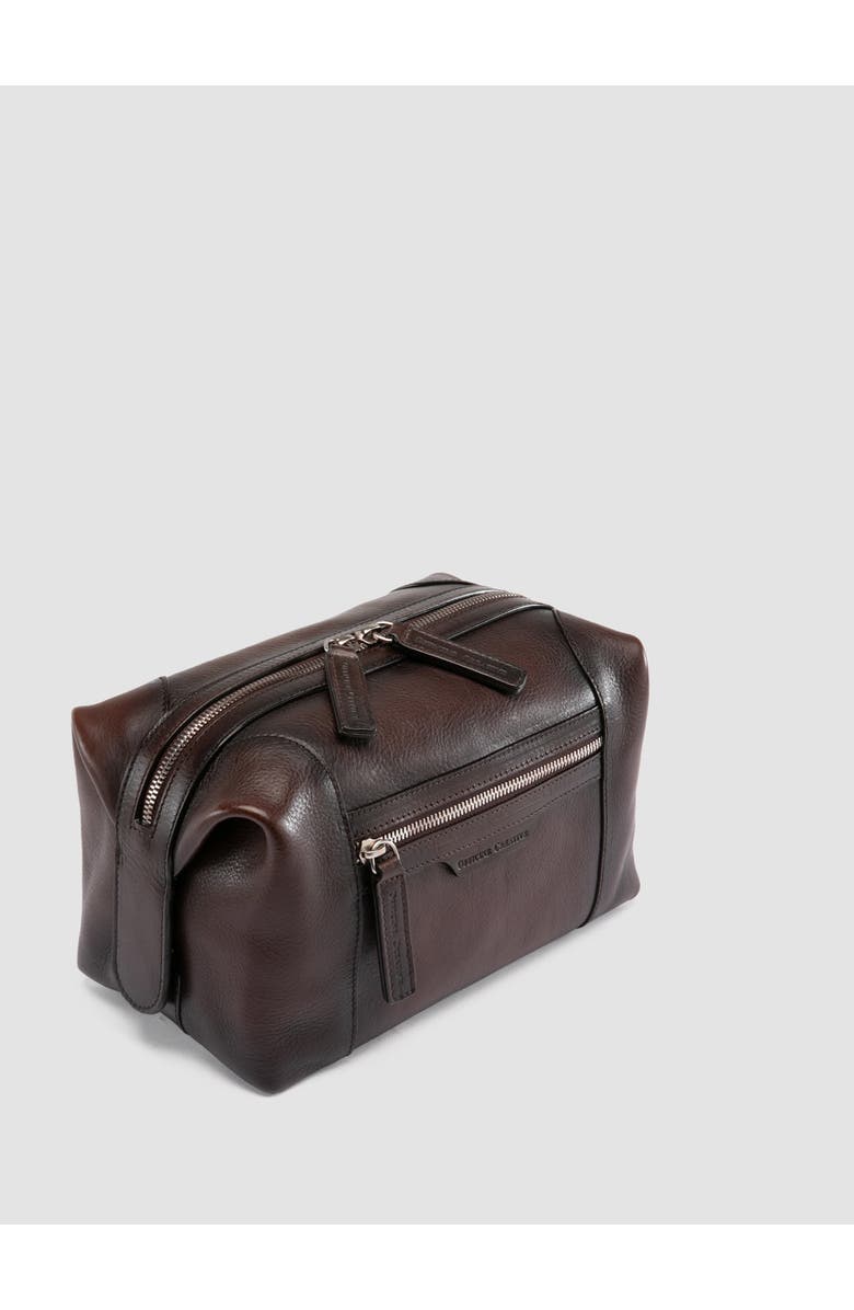 Officine Creative Jules Beauty Bag, Alternate, color, Brown