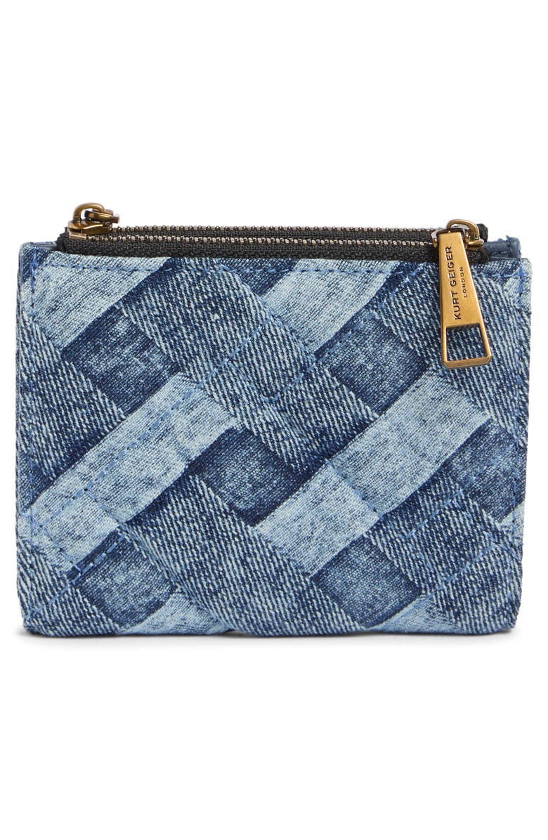 Kurt Geiger London Mini Kensington Wallet, Alternate, color, Denim