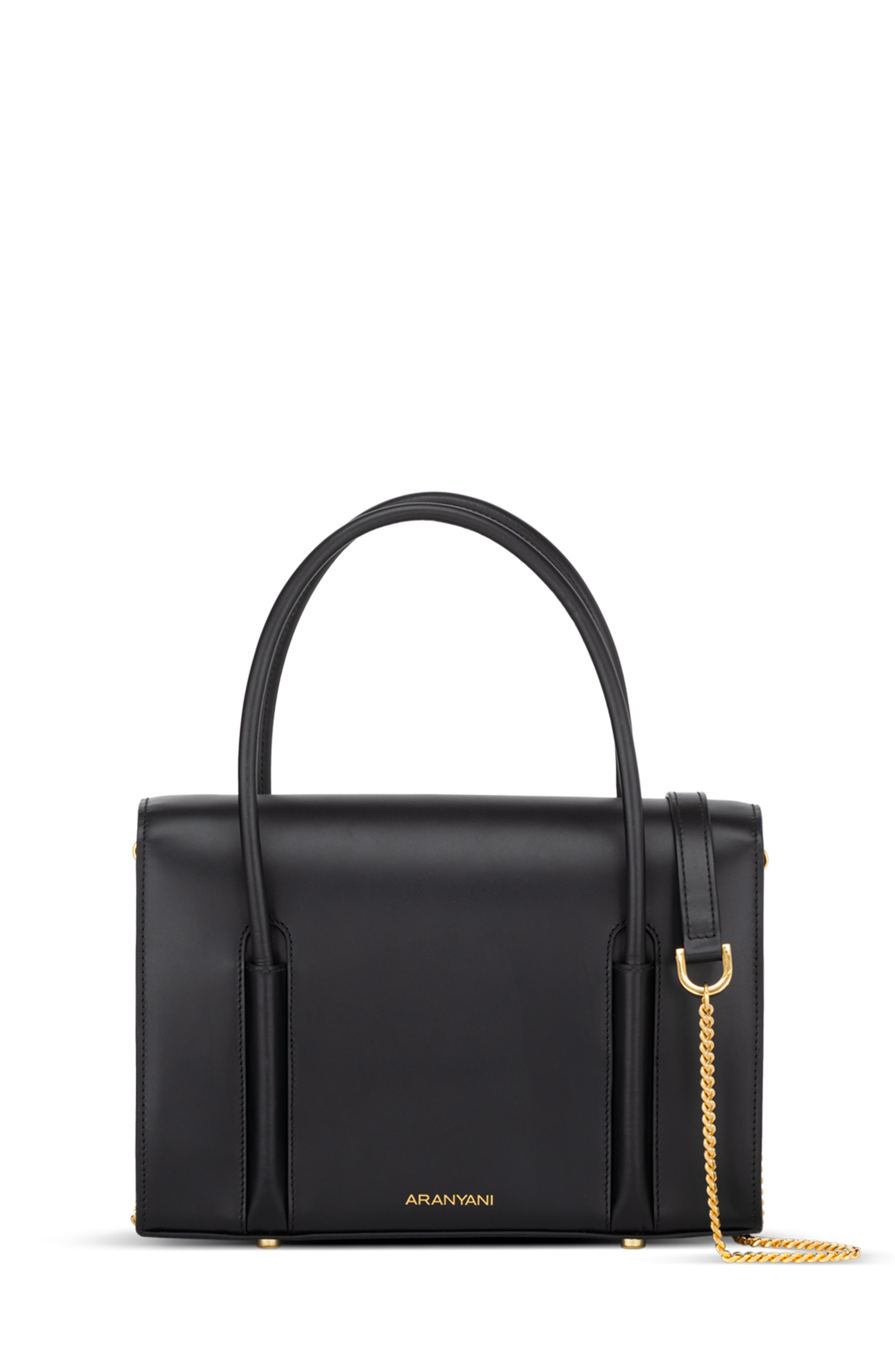 Aranyani Myra Top Handle 10, Alternate, color, Obsidian