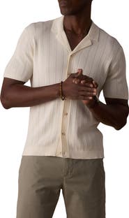 The Normal Brand Robles Texture Knit Camp Shirt