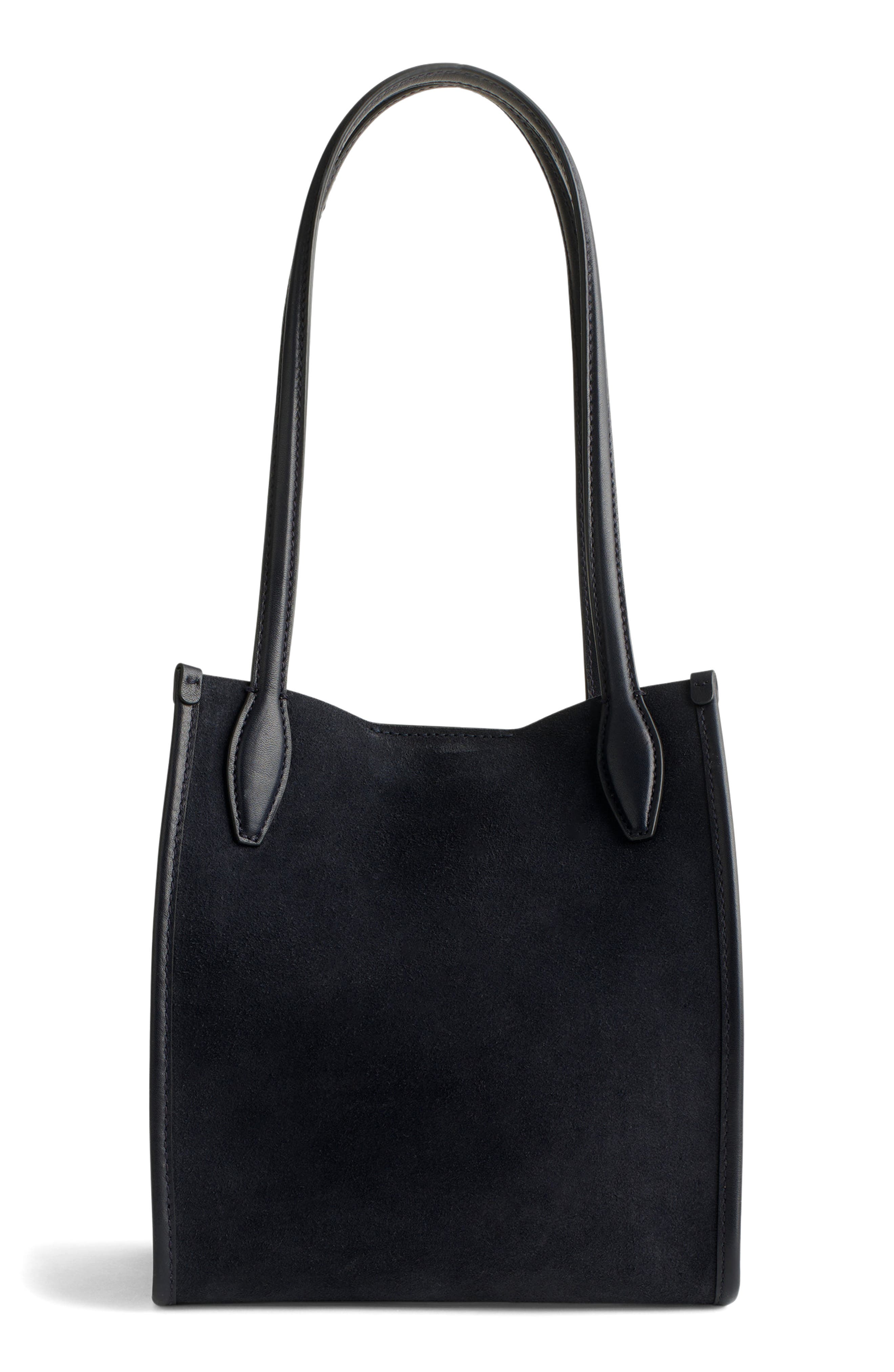 The Small Lexington Suede Tote, Alternate, color, JUNIPER BERRY