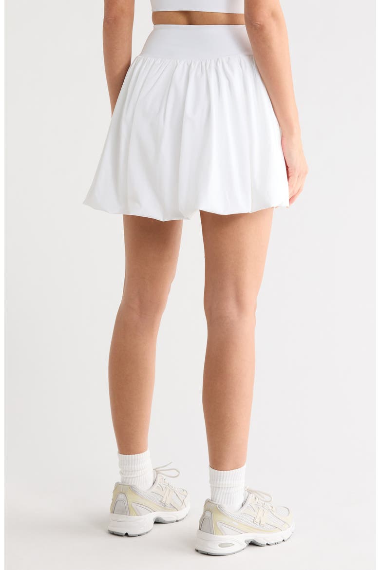 High Spirits Bubble Hem Skirt, Alternate, color, WHITE