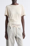 R13 Tight Waist Cotton & Cashmere T-Shirt