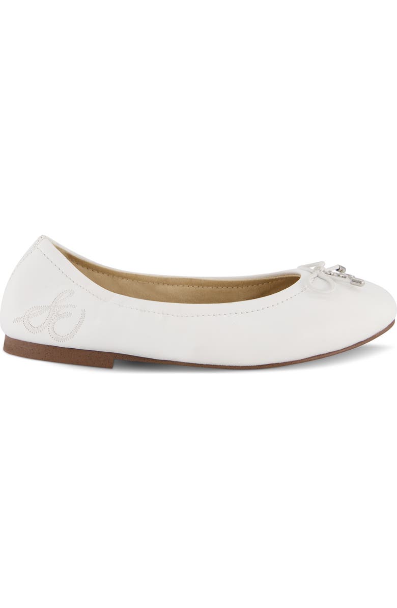 Sam Edelman Kids' Felicia Ballet Flat, Alternate, color, White