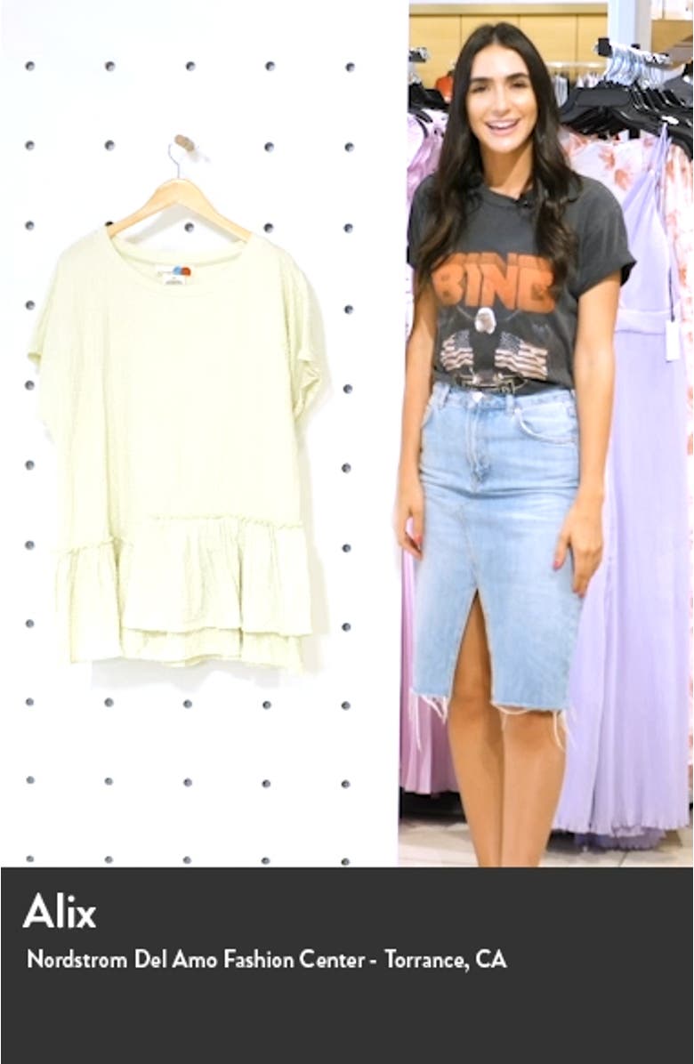 free-est Marni Asymmetrical Ruffle Tunic, sales video thumbnail