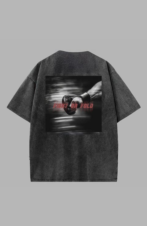 x UFC Acid Wash Tee
