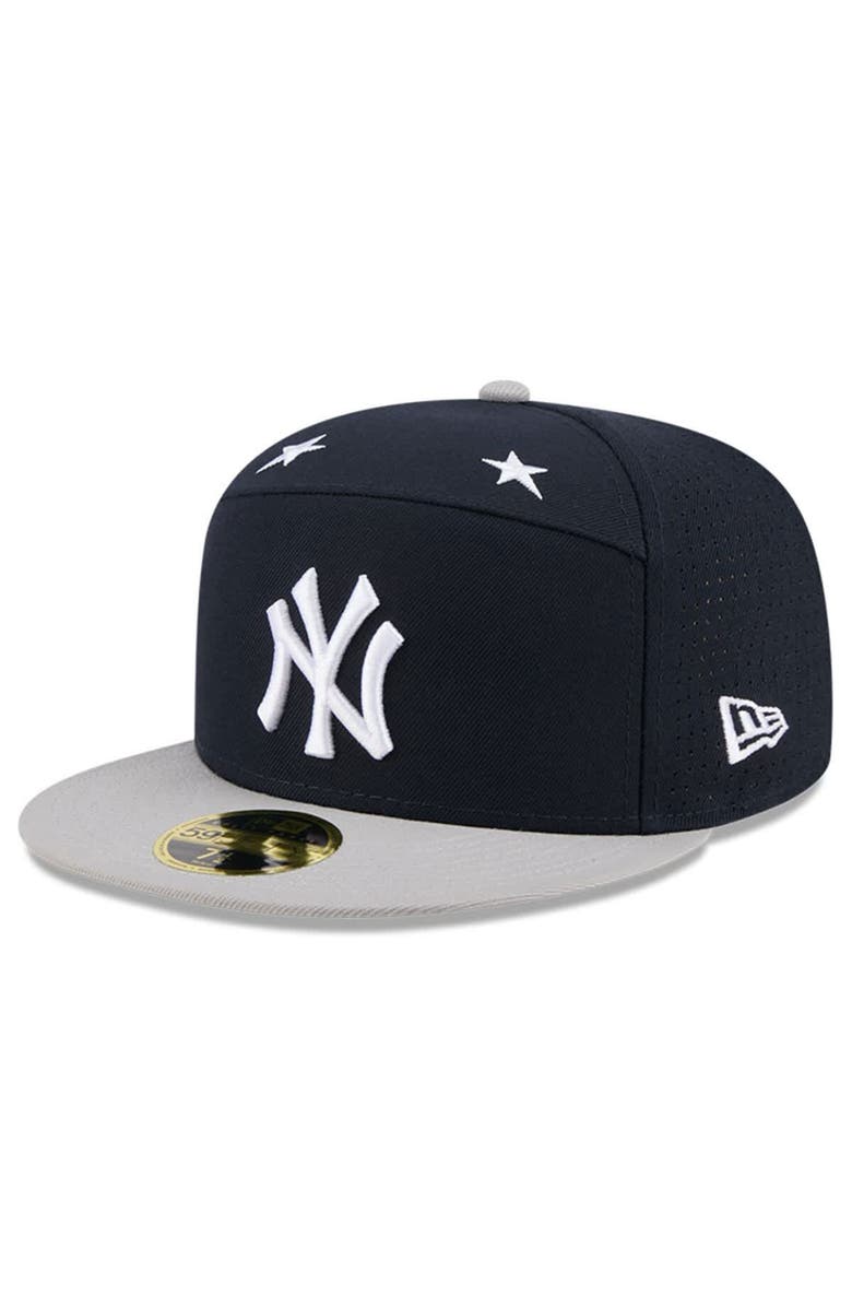 New Era Men's New Era Navy/Gray New York Yankees 2025 MLB All-Star Game Side Patch 59FIFTY Fitted Hat, Alternate, color, Navy