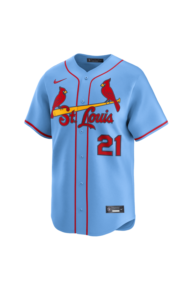 Men's Nike Lars Nootbaar Light Blue St. Louis Cardinals Alternate Limited Jersey, Alternate, color, Light Blue
