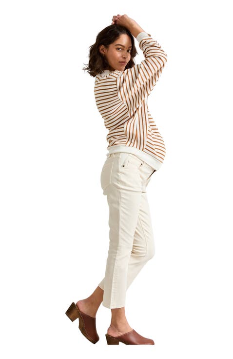 The Crop Maternity Jean