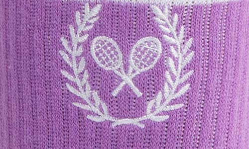 Stems Tennis Club Stripe Crew Socks