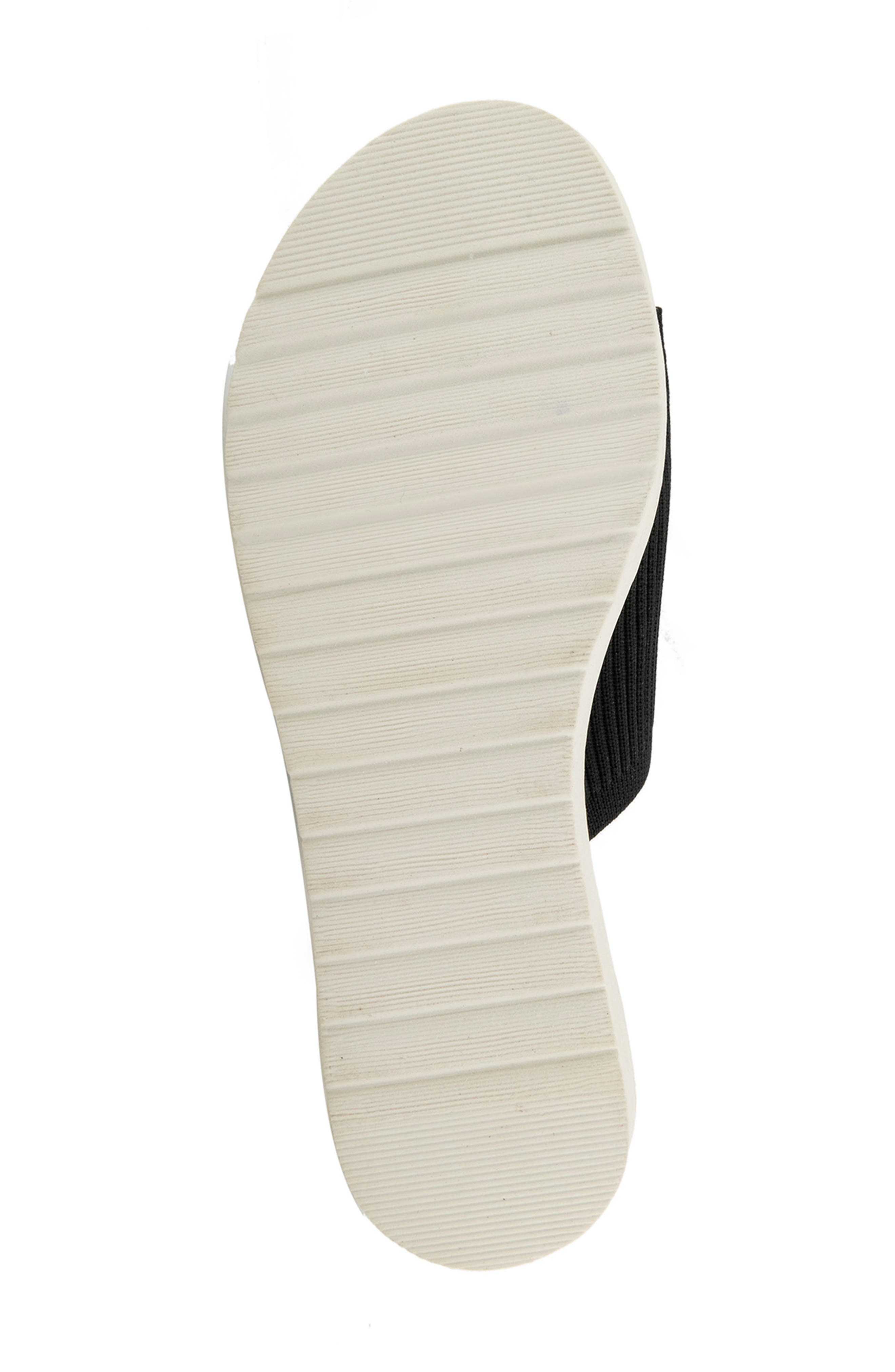 Kensie Ellie Wedge Slide Sandal, Alternate, color, Black