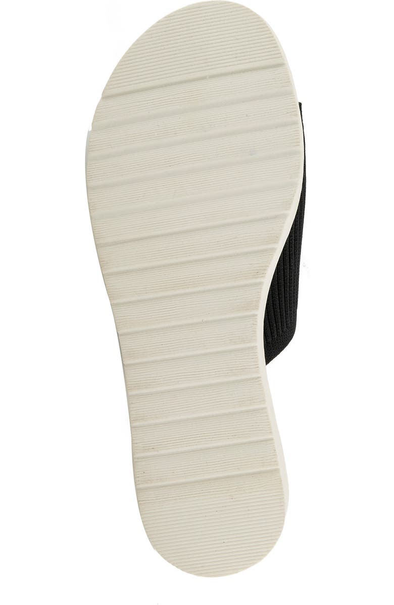 Kensie Ellie Wedge Slide Sandal, Alternate, color, Black