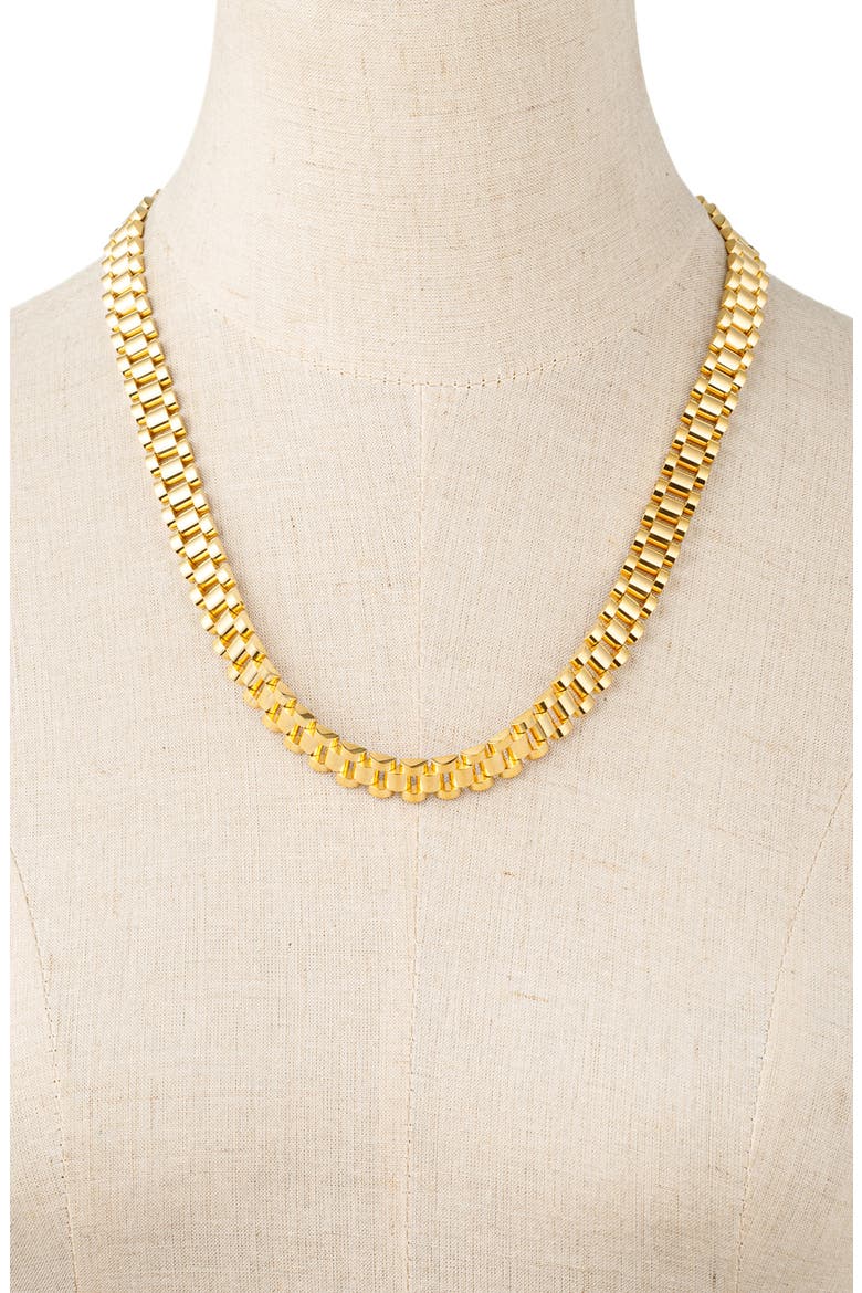 Men's Clyde 10mm Chain Necklace, Alternate, color, GOLD