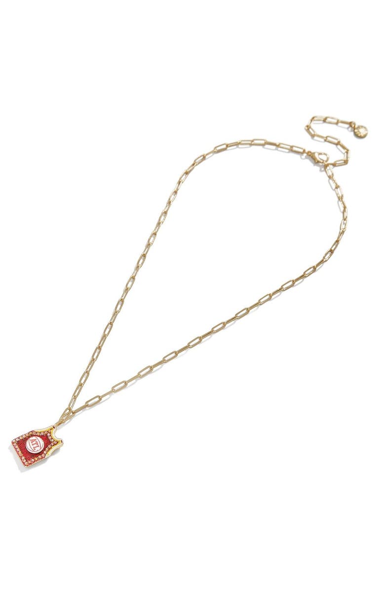 BaubleBar Atlanta Hawks Team Jersey Necklace, Main, color,