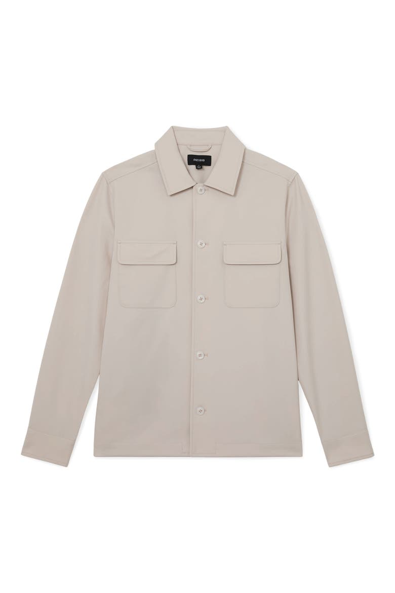 Cleric Shirt Jacket, Alternate, color, STONE
