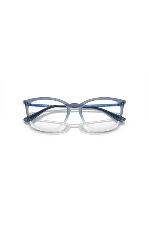 Vogue Eyewear 53mm Cat Eye Optical Glasses In Blue