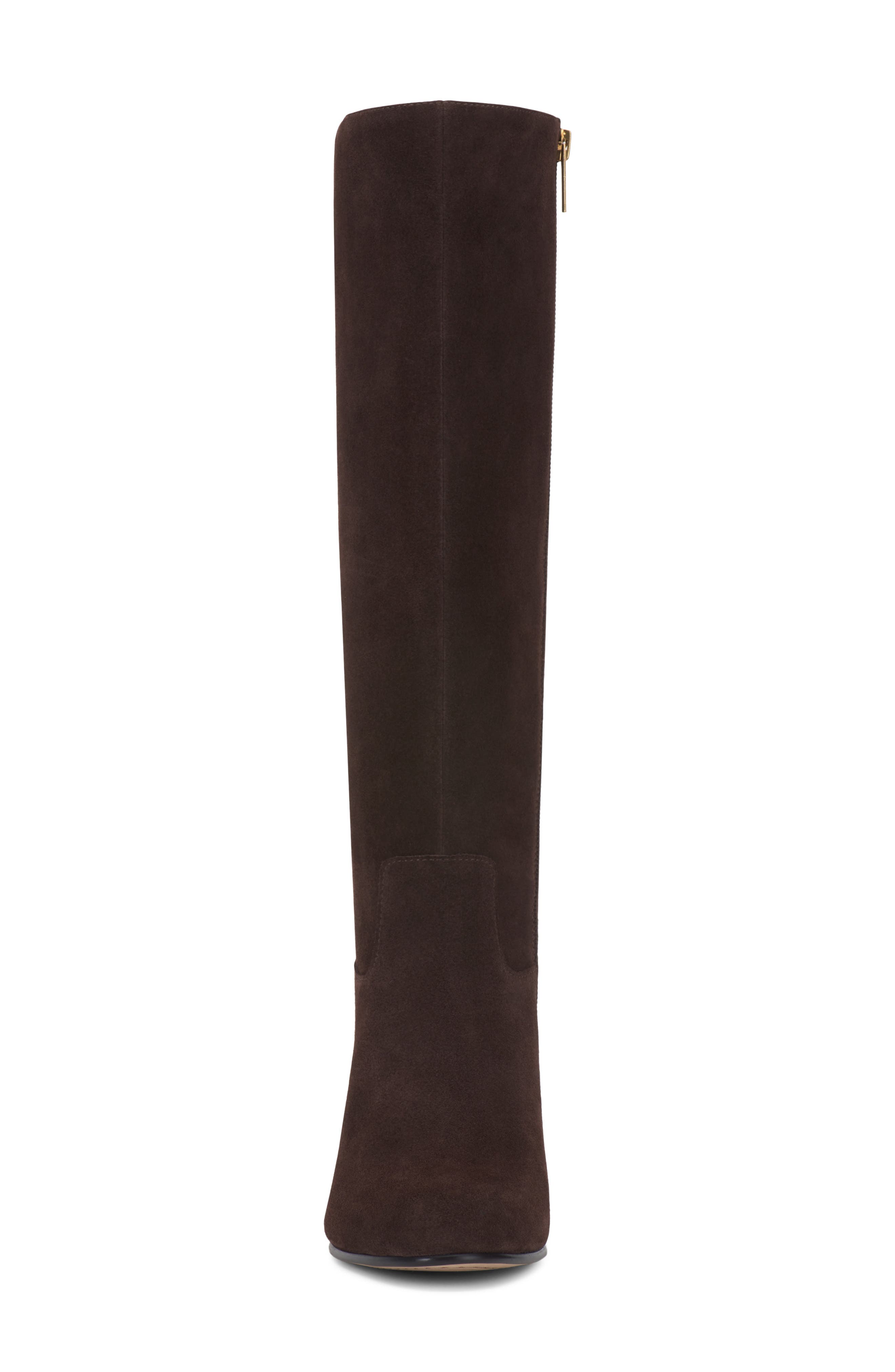 Pazzla Leather Knee High Boot, Alternate, color, BROWNIE