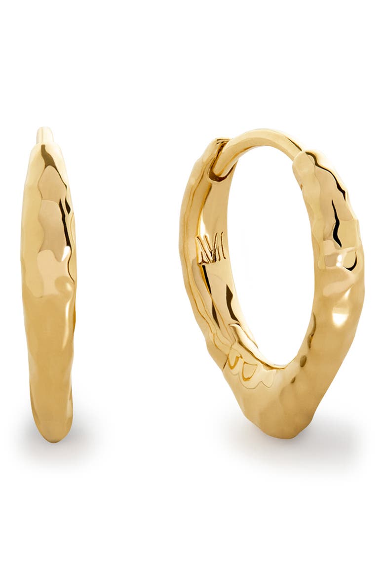 MV Siren™ Tapered Huggies, Main, color, 18K GOLD VERMEIL