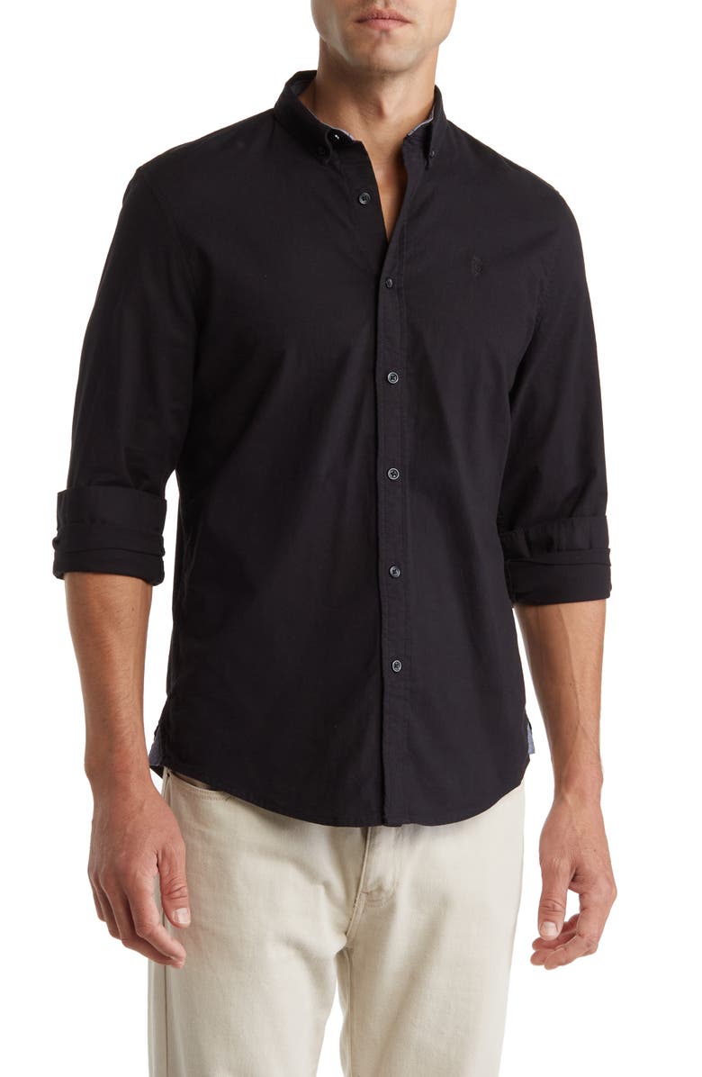 14th & Union Stretch Cotton Oxford Button-Down Shirt, Main, color, 