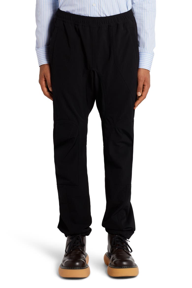 Stretch Gabardine Pants, Main, color, BLACK