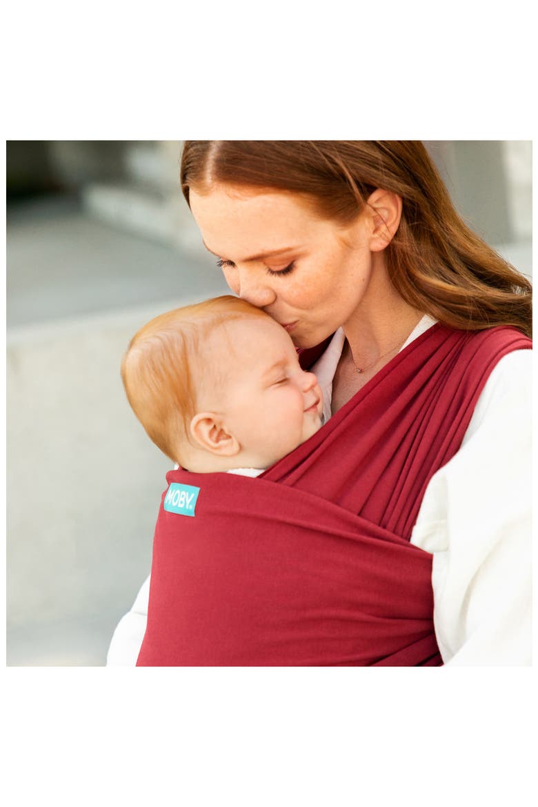 Classic Baby Wrap Carrier, Alternate, color, RUBY