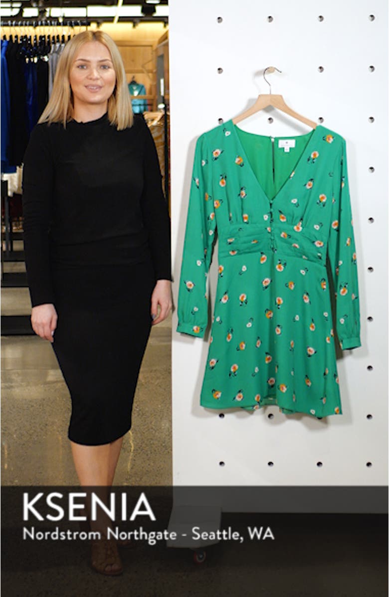 Print Button Dress, sales video thumbnail