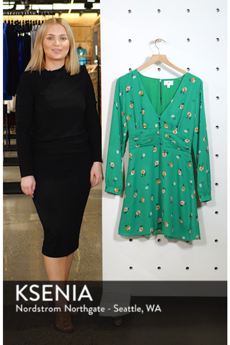 Print Button Dress video