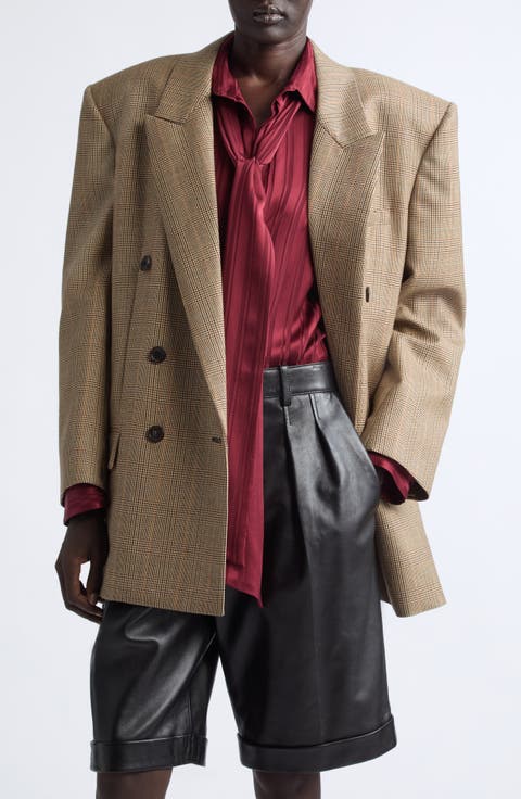 Oversize Glen Plaid Jacket