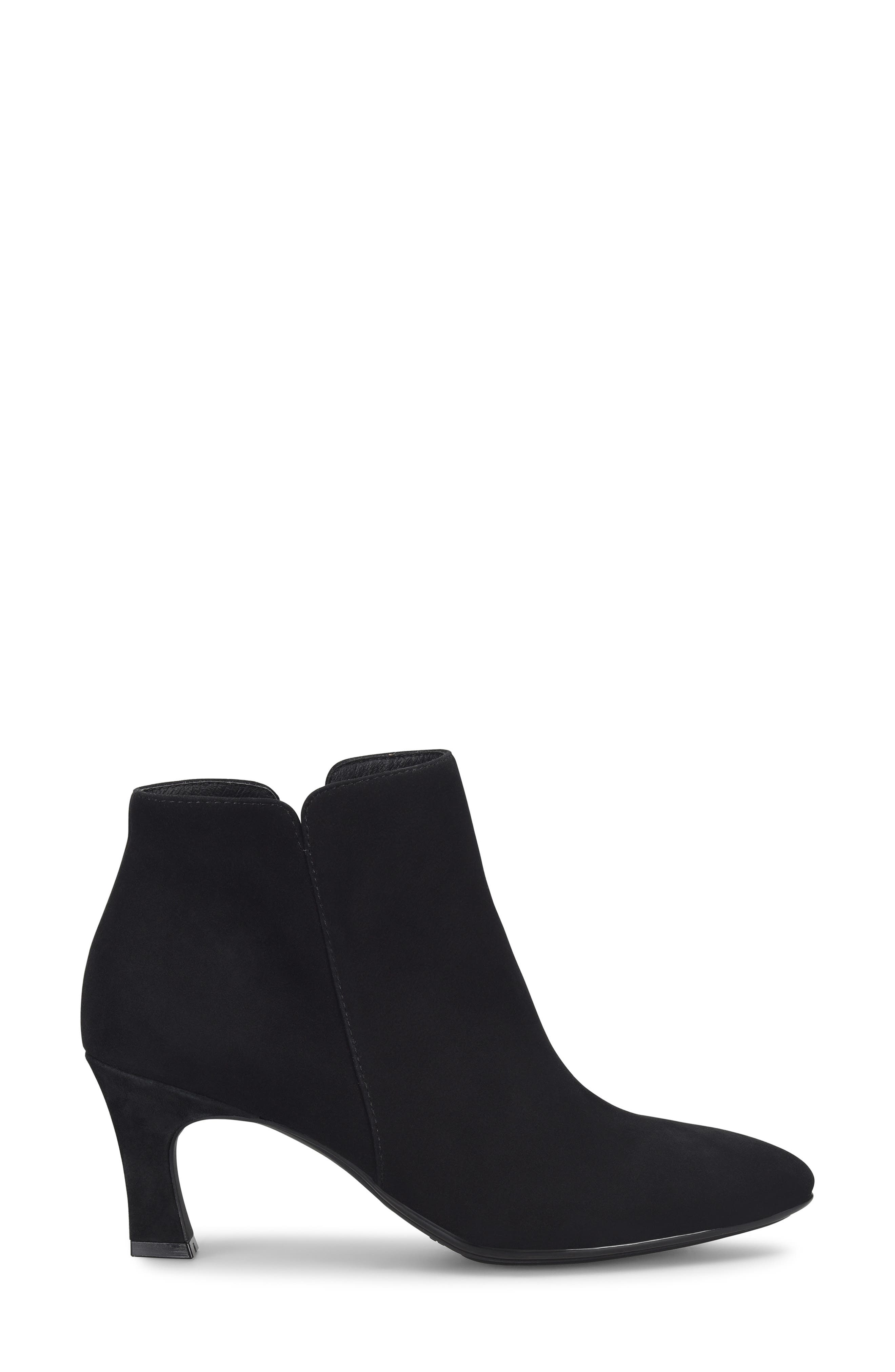 Söfft Sasha Water Resistant Bootie, Alternate, color, Black Suede