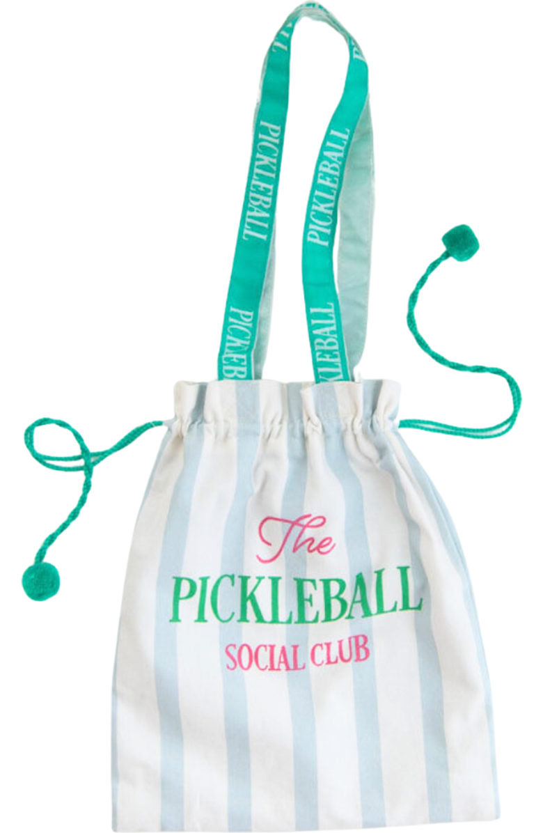 Jollity & Co Pickleball Social Club Tote and Paddle Bags, Main, color, Small Paddle Bag