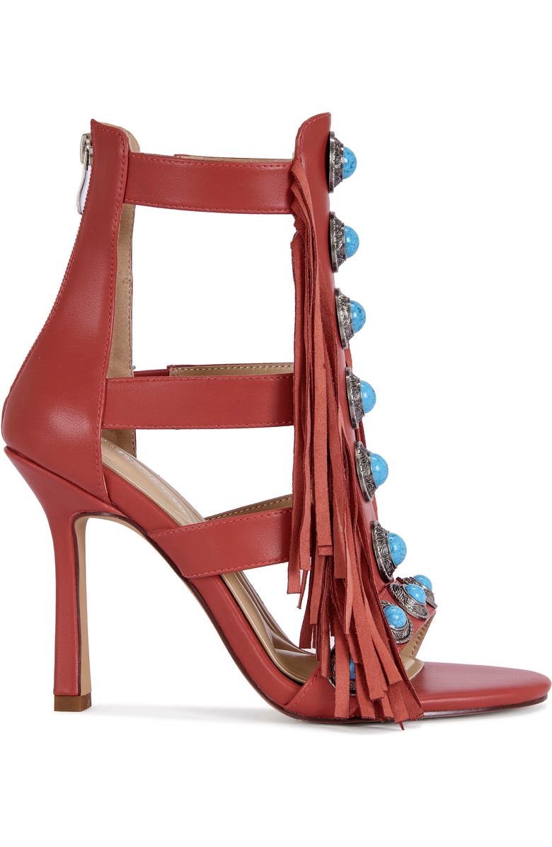 AZALEA WANG Sumac Stiletto Sandal, Main, color, Red