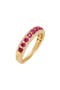 selected Yellow Gold/ Ruby