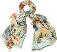 SAACHI Spring Print Scarf