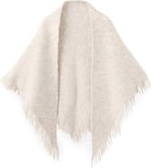 MANGO Fringed Shawl
