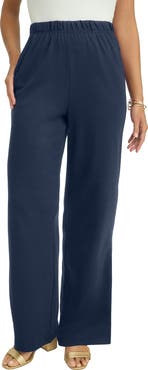 Jessica London Soft Ease Wide Leg Pant