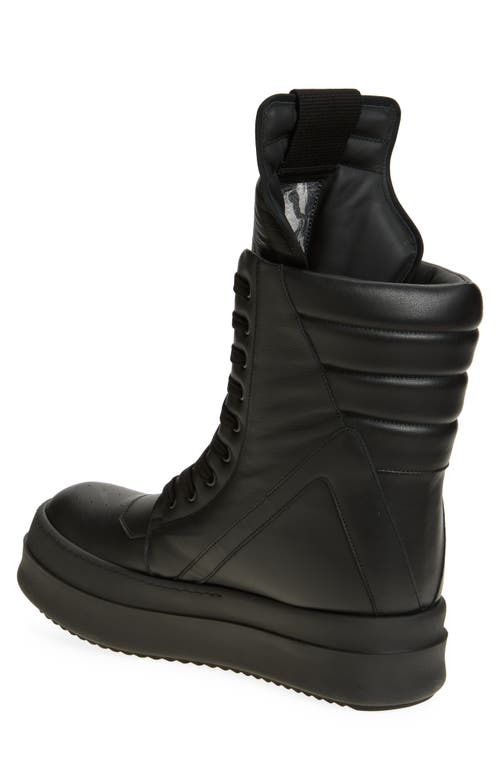 Rick Owens Mega Geobasket High Top Sneaker