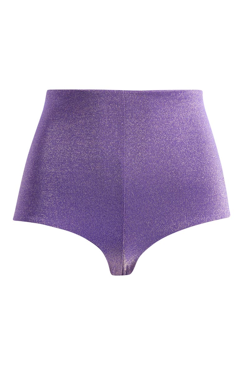 Yves Sparkle Jersey Micro Shorts, Alternate, color, DEEP VIOLET