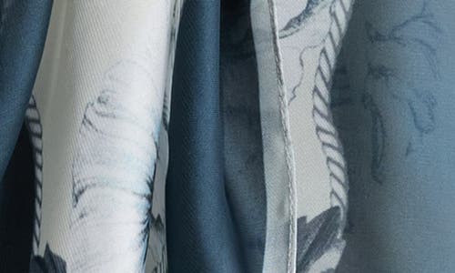 Vince Camuto Toile Square Scarf In Black