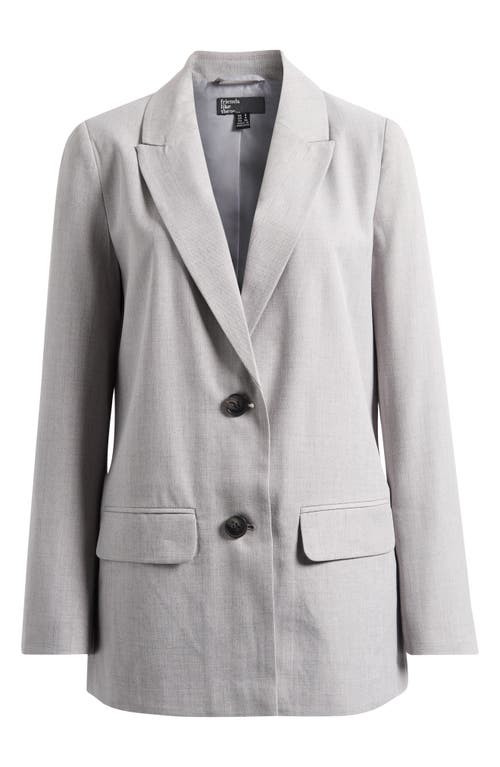 Friends Like These Peak Lapel Blazer In Gray