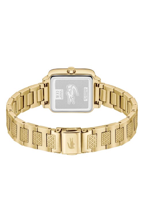 Lacoste L.12.12 Leap Bracelet Watch, 26mm X 26mm In Gold